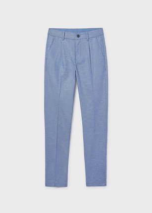 Pantalone lino elegante Indaco 8-18 anni | Mayoral
