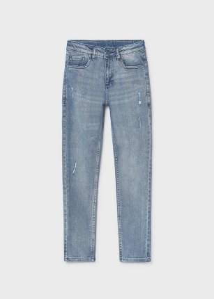 Pantalone denim stright lavaggio chiaro 8-18 anni | Mayoral