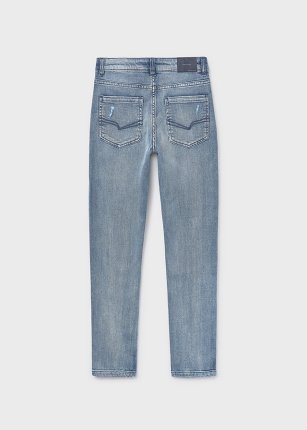 Pantalone denim stright lavaggio chiaro 8-18 anni | Mayoral