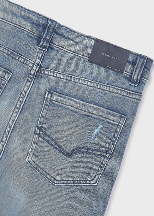 Pantalone denim stright lavaggio chiaro 8-18 anni | Mayoral