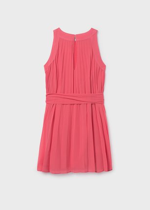 Vestito plissettato Corallo 8-18 anni | Mayoral
