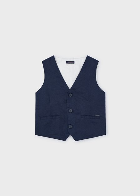 Gilet lino suiting