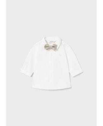 Camicia m/l con papillon