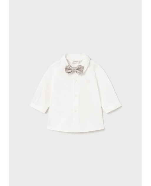 Camicia m/l con papillon