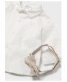 Camicia m/l con papillon