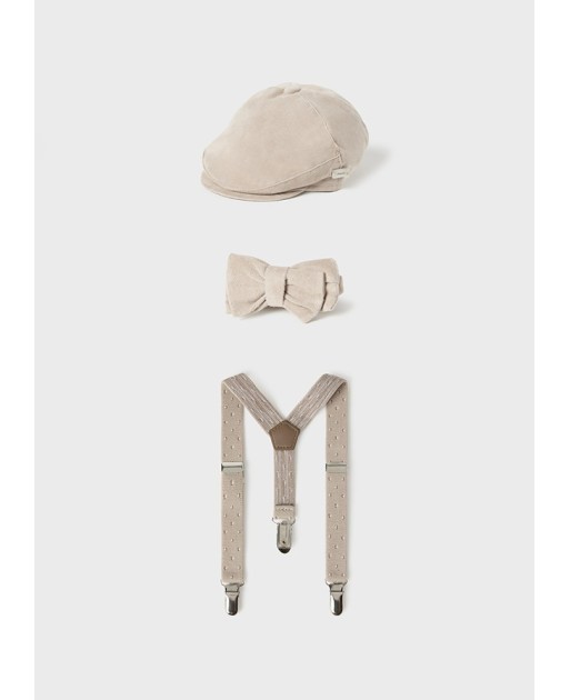 Set cappello, bretelle papill