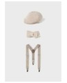 Set cappello, bretelle papill