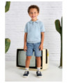 Bermuda jeans basico bambino