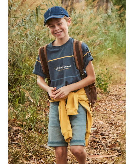 Bermuda jeans basico ragazzo