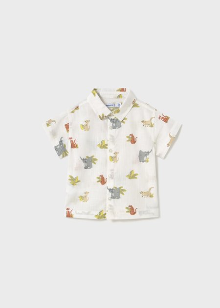 Camicia stampata neonato
