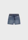 Pantaloncino jeans vita elasticizzata neonato