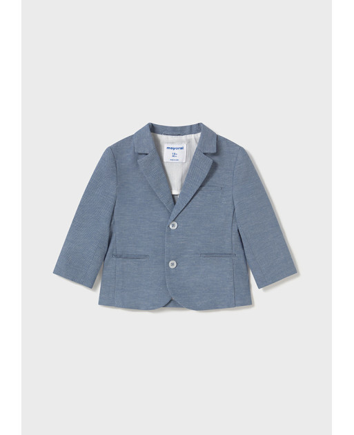 Giacca elegante lino neonato