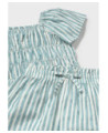 Completo pantalone e top nido d'ape neonata