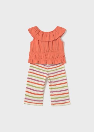 Completo pantalone e top neonata
