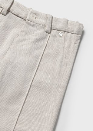Pantalone elegante lino neonato