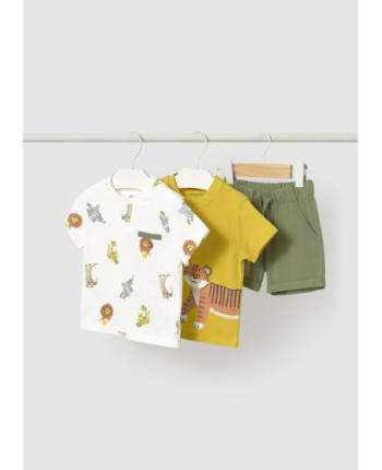 Completo 3 pezzi stampato neonato