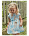 Vestito stampato fiori neonata