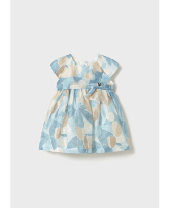 Vestito stampato fiori neonata