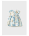 Vestito stampato fiori neonata