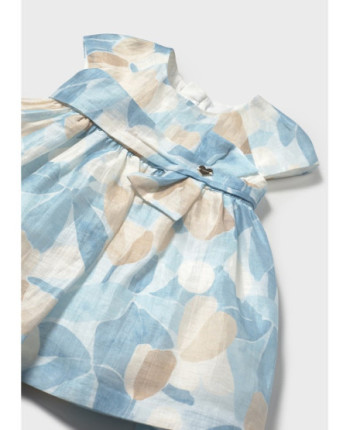 Vestito stampato fiori neonata