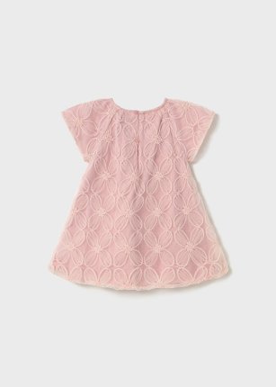 Vestito tulle ricamo neonata