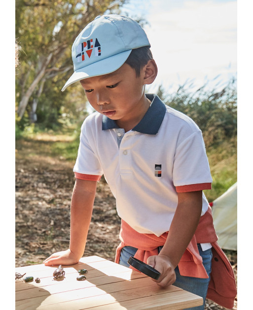 Polo grafica schiena bambino