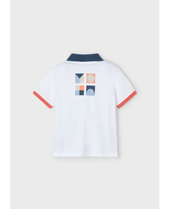 Polo grafica schiena bambino