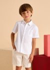 Bermuda elegante lino bambino