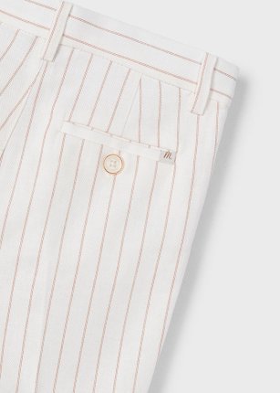 Bermuda elegante lino bambino