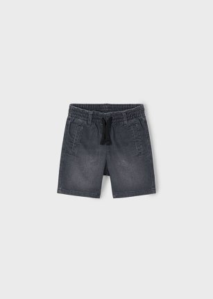 Bermuda jeans vita elasticizzata bambino