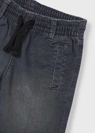 Bermuda jeans vita elasticizzata bambino
