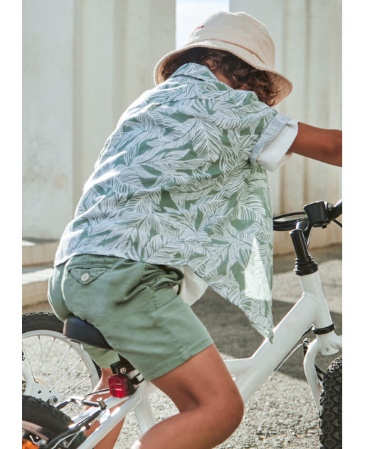 Bermuda cordoncino lino bambino