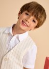 Gilet elegante lino bambino