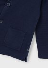 Giacca bavero tricot bambino