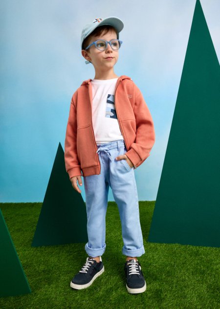 Pantalone cordoncino lino bambino