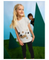 Completo leggings  e maglietta cagnolino bambina