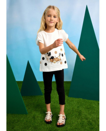 Completo leggings  e maglietta cagnolino bambina