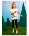 Completo leggings  e maglietta cagnolino bambina