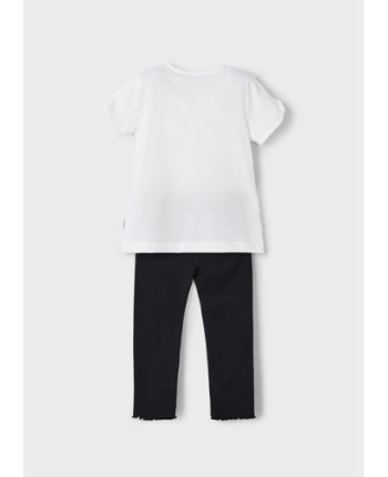 Completo leggings  e maglietta cagnolino bambina