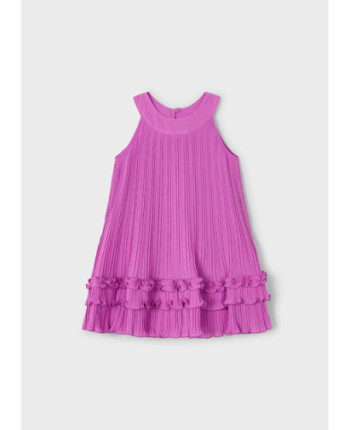 Vestito plissettato bambina