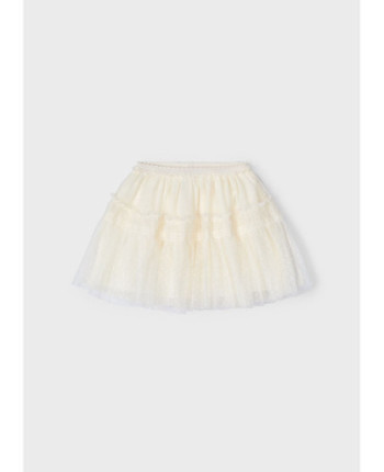 Gonna tulle plumetis bambina
