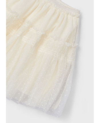 Gonna tulle plumetis bambina