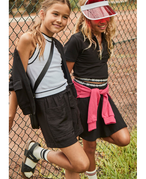 Pantaloncino tasche ragazza