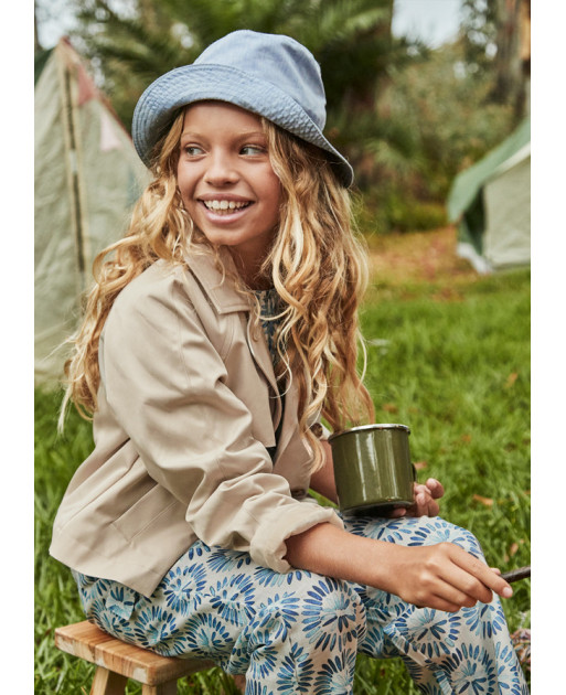 Giacca modello trench ragazza
