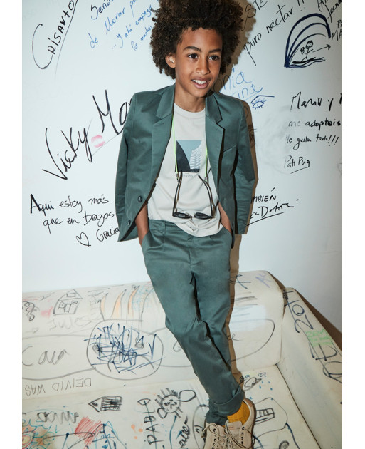 Pantalone chino aderente ragazzo