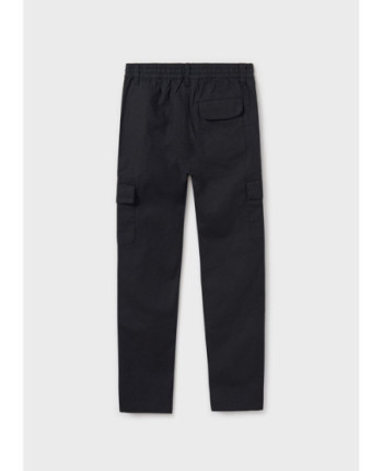 Pantalone chino cargo lino ragazzo