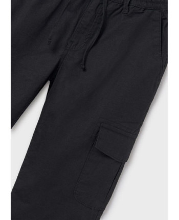 Pantalone chino cargo lino ragazzo