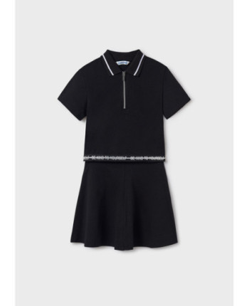 Completo gonna e polo ragazza
