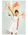 Vestito organza ricamato