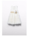 Vestito organza ricamato